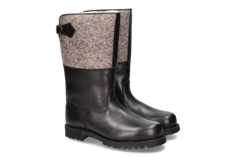 Ludwig Reiter Stiefel gefüttert MARONIBRATER RIND DUNKELBRAUN GRAU (42) Ludwig Reiter Stiefel gefüttert MARONIBRATER RIND DUNKELBRAUN GRAU (42)