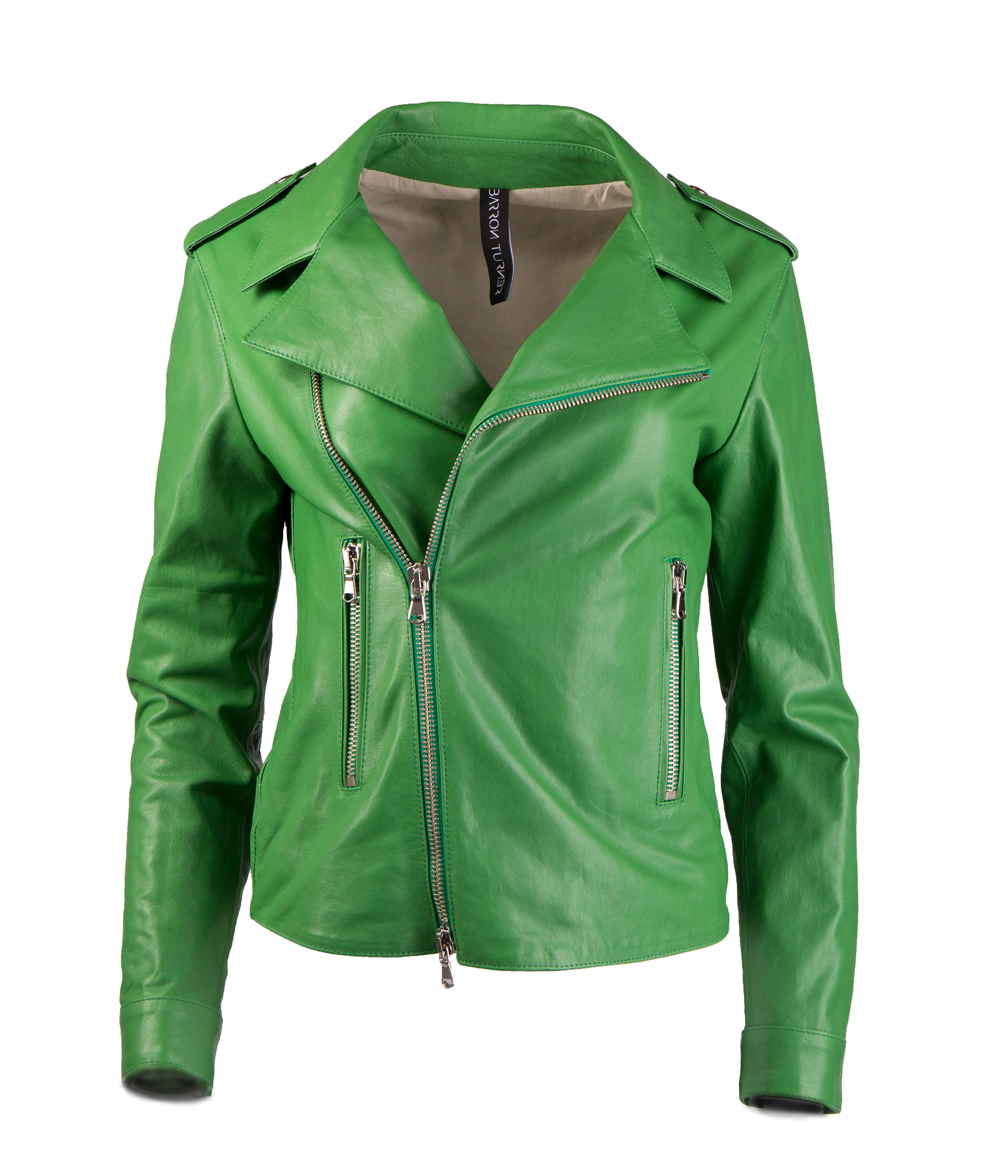 Barron Turner Bikerjacke BONEY AGAVE NAPPA LAVATA