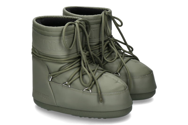 Moon Boot Snowboots  ICON LOW RUBBER KHAKI