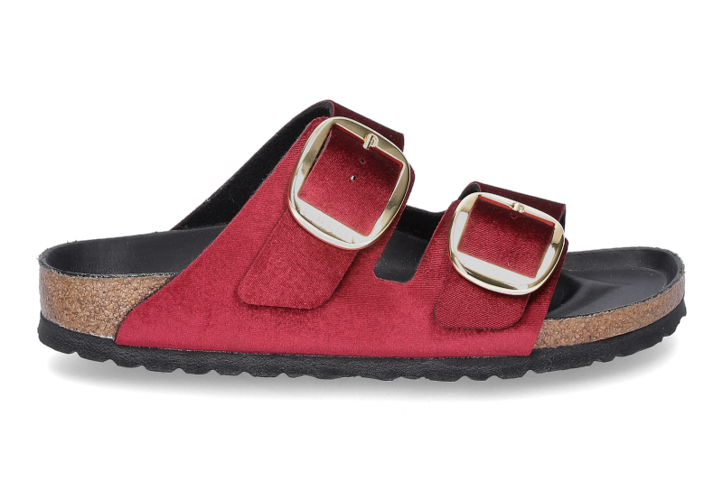 Birkenstock Pantolette ARIZONA BIG BUCKLE RIVET LOGO MAROON 