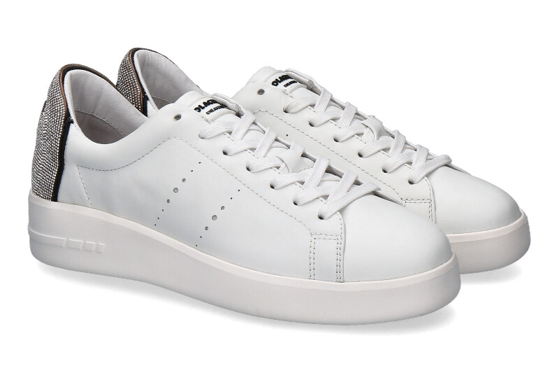 Lola Cruz Sneaker NAPPA BIANCO SILVER