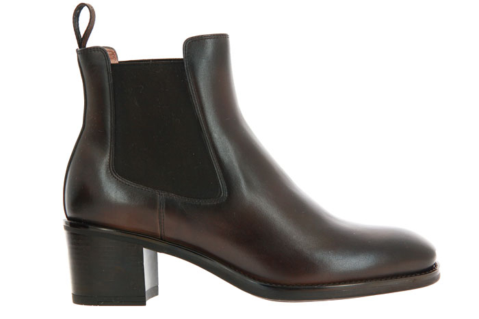 Santoni Chelsea Boots NAPPA BROWN (37 )