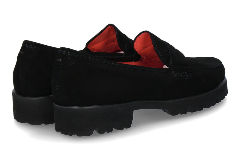 Pas de rouge Slipper MARTA CAMOSCIO NERO (37 )