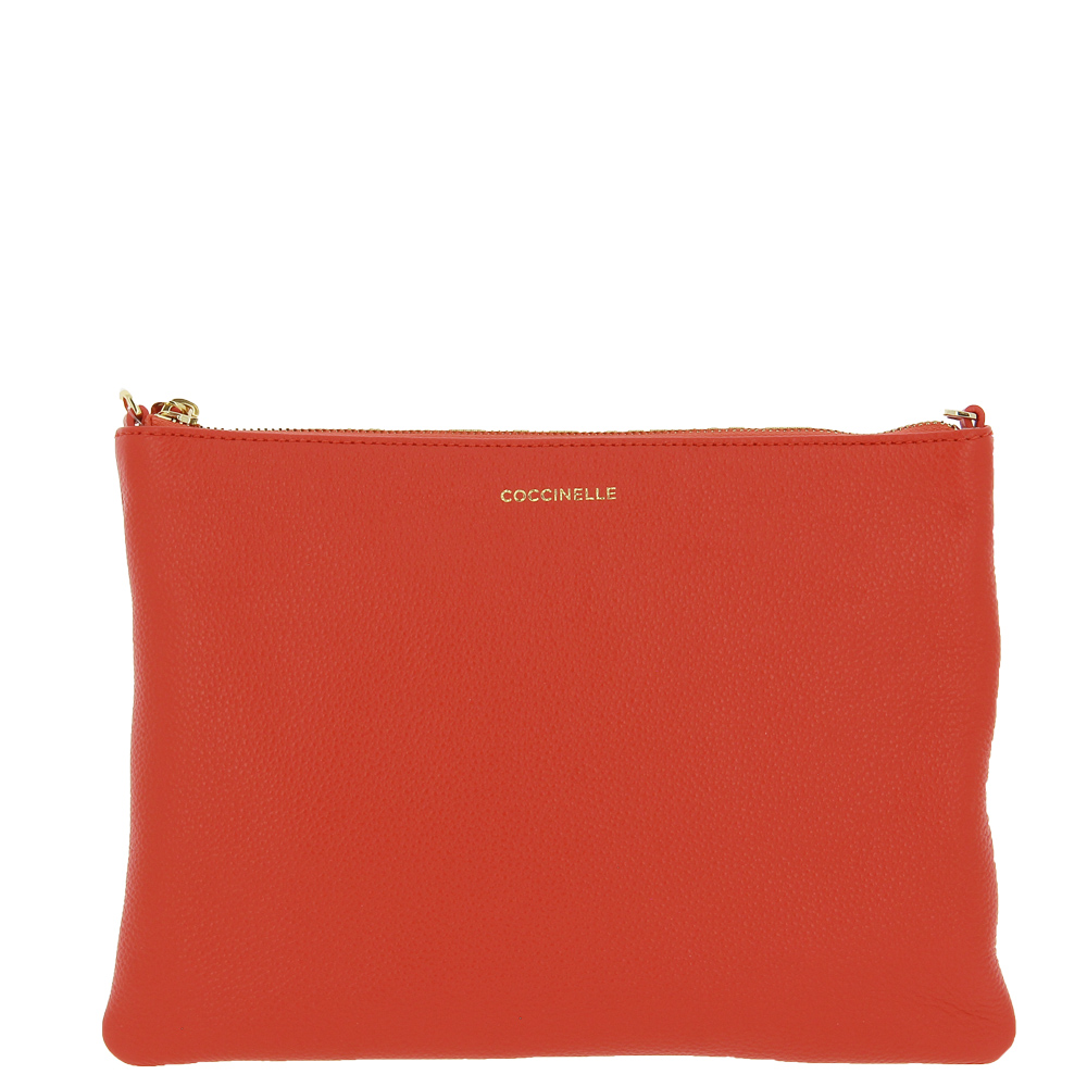 Coccinelle Clutch MINI CORAL RED