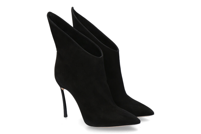 Casadei Bootie BLADE CAMOSCIO NERO