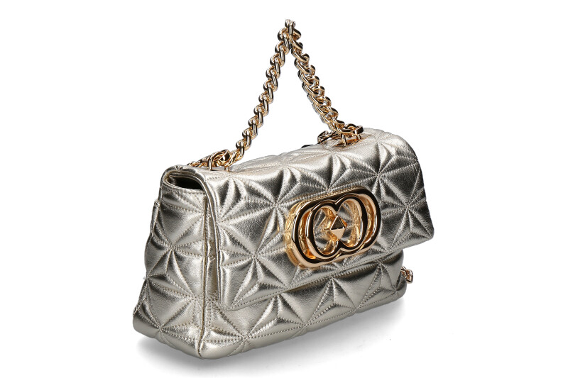 La Carrie Umhängetasche SHINY STEPHY MEDIUM LEATHER GOLD La Carrie Umhängetasche SHINY STEPHY MEDIUM LEATHER GOLD