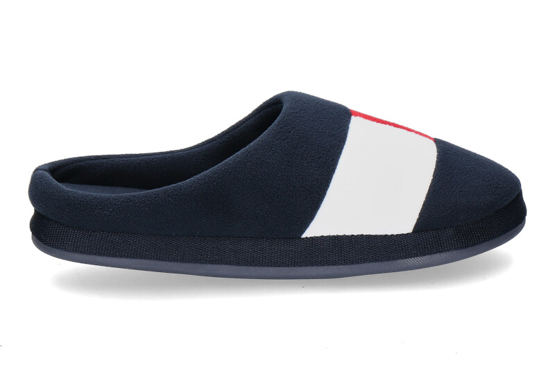 Tommy Hilfiger Hausschuhe Herren FLAG HOMESLIPPER -dunkelblau