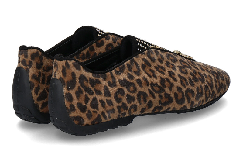 Mania Slipper CAMOISCO LEOPARDINO SWAROVSKI (40)