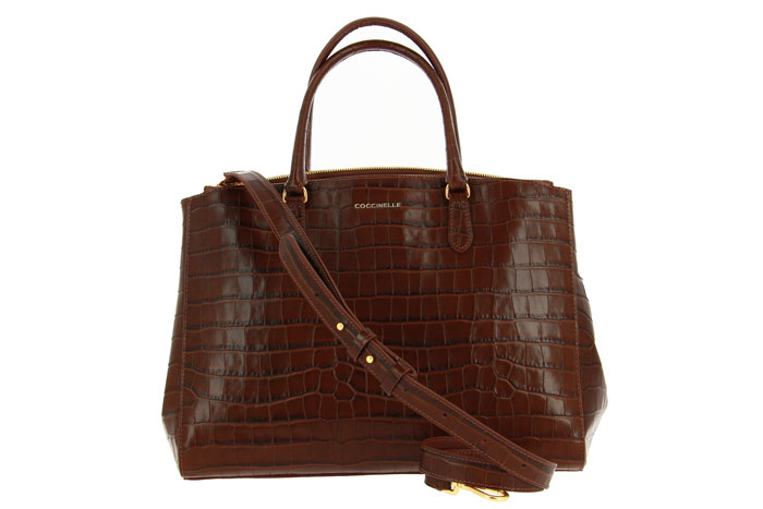 Coccinelle Tasche SORTIE KROKO BROWN