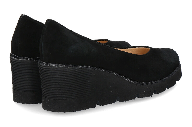 Brunate Keilslipper NEON CAMOSCIO NERO (37½)