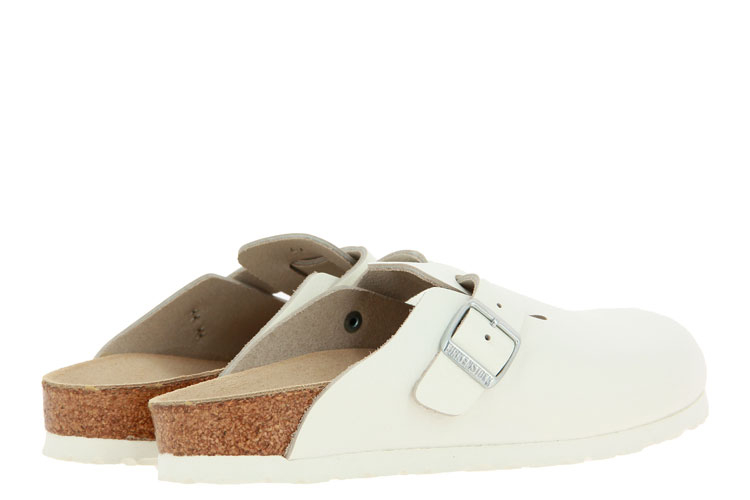 Birkenstock Clogs BOSTON SCHMAL NATURLEDER WEIß (38) Birkenstock Clogs BOSTON SCHMAL NATURLEDER WEIß (38)