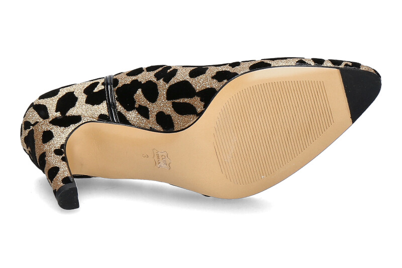 Azuree Cannes Pumps RAPIDO TISSU JAGUAR ORO VERNIS NOIR (39) Azuree Cannes Pumps RAPIDO TISSU JAGUAR ORO VERNIS NOIR (39)