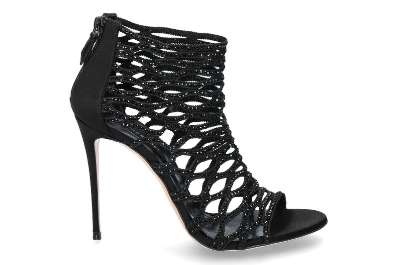 Casadei High Heels PELLAME RASO NERO (37½)