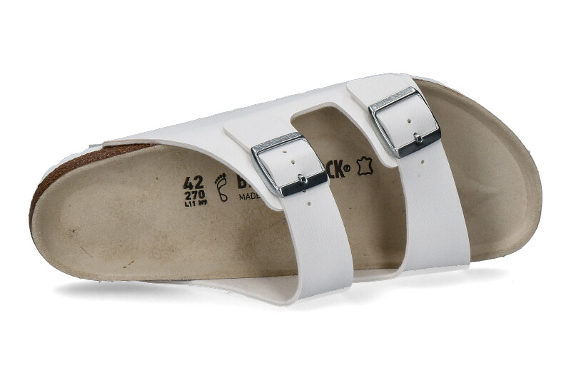 Birkenstock Pantolette ARIZONA NORMAL BIRKO-FLOR WEISS (48) Birkenstock Pantolette ARIZONA NORMAL BIRKO-FLOR WEISS (48)