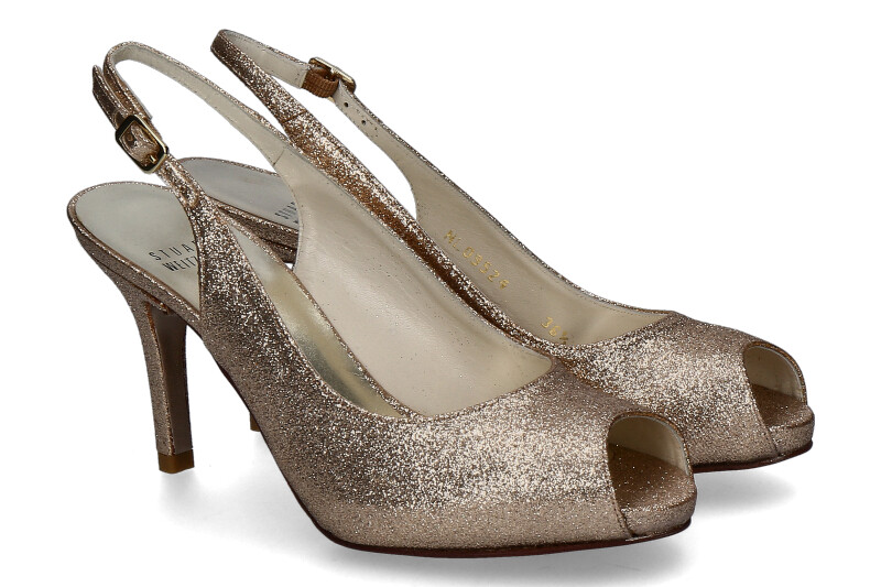 Stuart Weitzman Sandale LITLEY SAND MINI GLITTER (38½) Stuart Weitzman Sandale LITLEY SAND MINI GLITTER (38½)