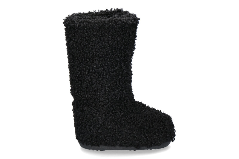 Moon Boot Snowboot ICON FAUX FUR CURLY- schwarz