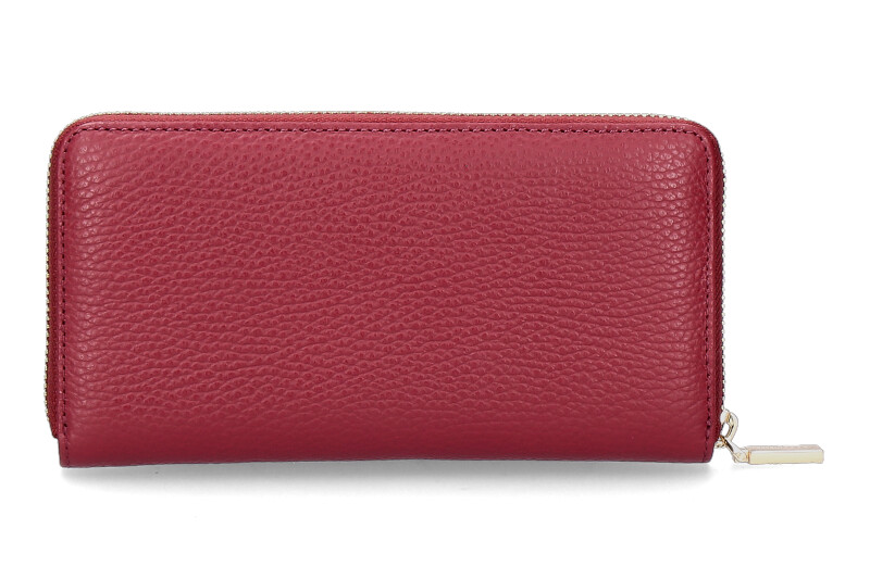 Coccinelle Portemonnaie METALLIC SOFT - garnet red Coccinelle Portemonnaie METALLIC SOFT - garnet red