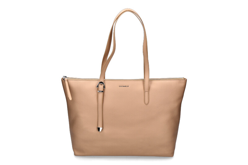 Coccinelle Shopper GRAIN LEATHER GLEEN TOASTED Coccinelle Shopper GRAIN LEATHER GLEEN TOASTED