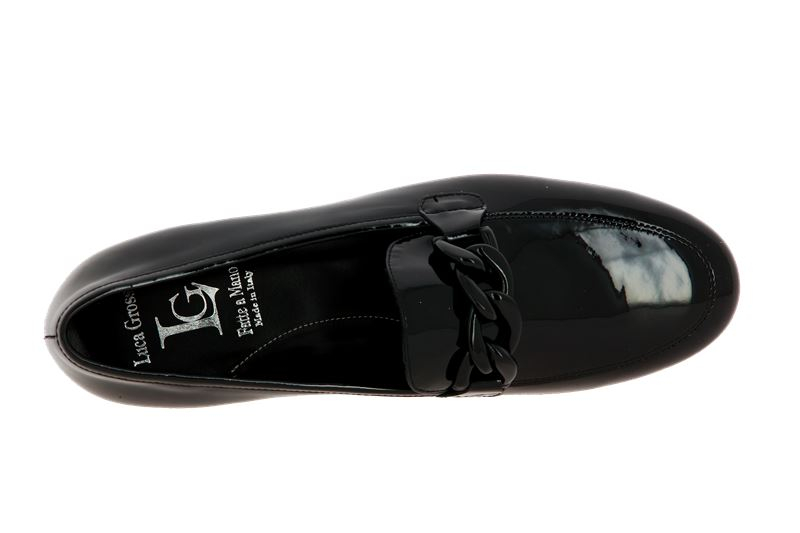 Luca Grossi Slipper CARRASCO VERNICE NERO (42) Luca Grossi Slipper CARRASCO VERNICE NERO (42)
