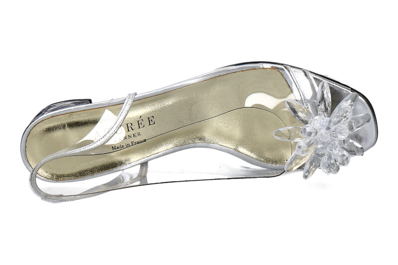 Azuree Cannes Sandalette MACADA METAL ARGENT MOTF CRISTAL (39) Azuree Cannes Sandalette MACADA METAL ARGENT MOTF CRISTAL (39)