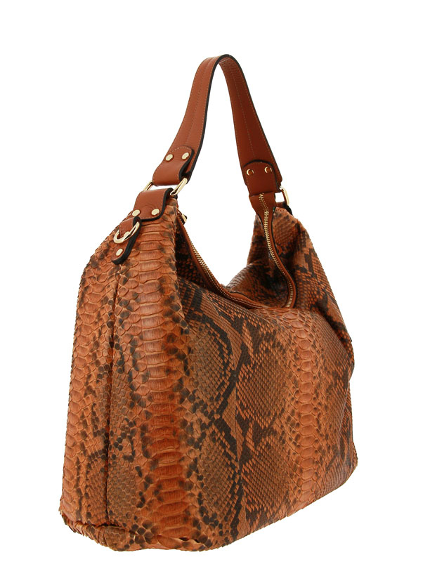 Carol J. Beuteltasche PYTHON DOLLARO CUOIO 