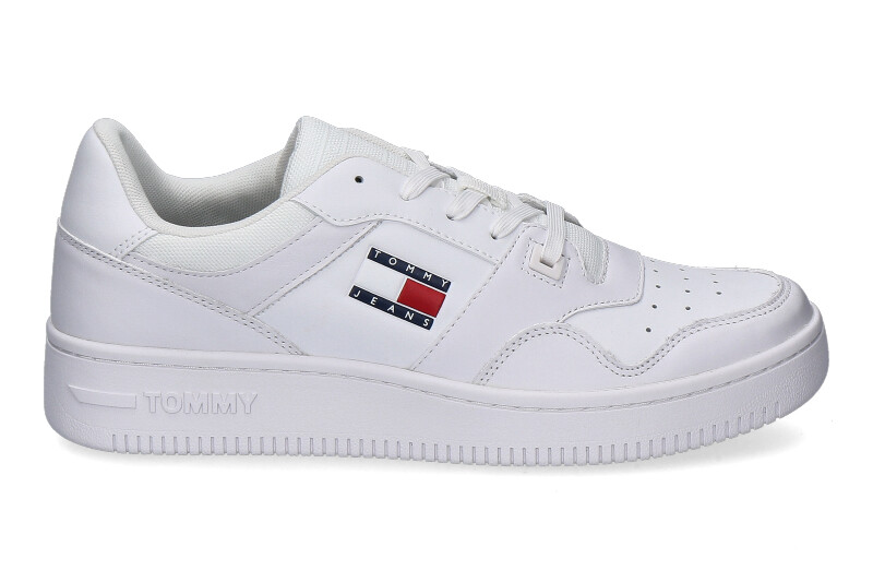 Tommy Hilfiger Herren-Sneaker BASKET RETRO WHITE- weiss