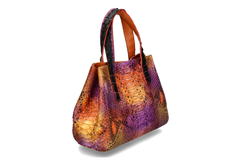 Biagini Shopper PITONE MULTICOLOR COCCO Biagini Shopper PITONE MULTICOLOR COCCO