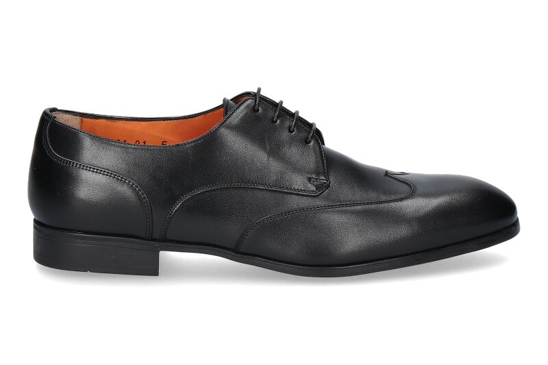 Santoni Schnürer LEATHER BLACK (42) Santoni Schnürer LEATHER BLACK (42)