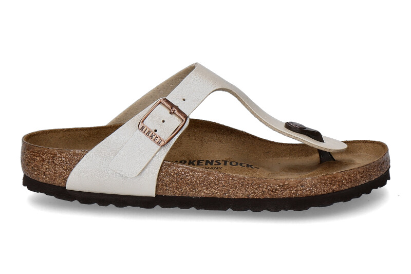 Birkenstock Zehentrenner GIZEH PEARL WHITE NORMAL