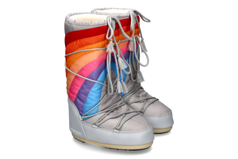 Moon Boot Snowboots ICON RAINBOW GLACIER BLUE RED 