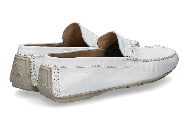 Aldo Bruè Mokassin NAPPA BIANCO (44½) Aldo Bruè Mokassin NAPPA BIANCO (44½)