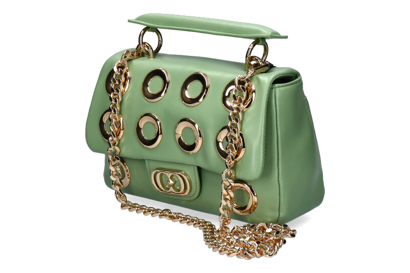 La Carrie Handtasche THE EYE STEPHY MEDIUM LEATHER SAGE La Carrie Handtasche THE EYE STEPHY MEDIUM LEATHER SAGE