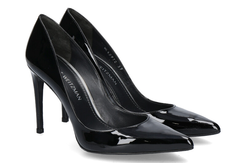 Stuart Weitzman Pumps CURVIA BLACK PATENT (39)