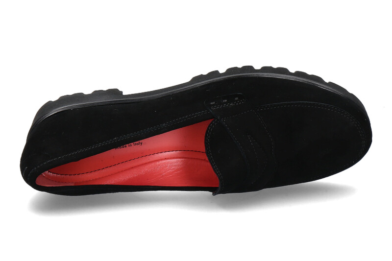 Pas de rouge Slipper MARTA CAMOSCIO NERO (37 )