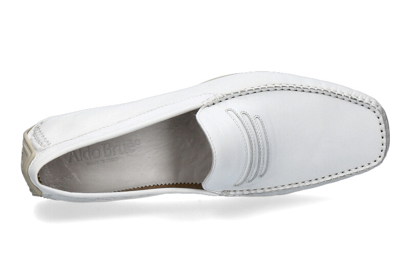 Aldo Bruè Mokassin NAPPA BIANCO (44½) Aldo Bruè Mokassin NAPPA BIANCO (44½)