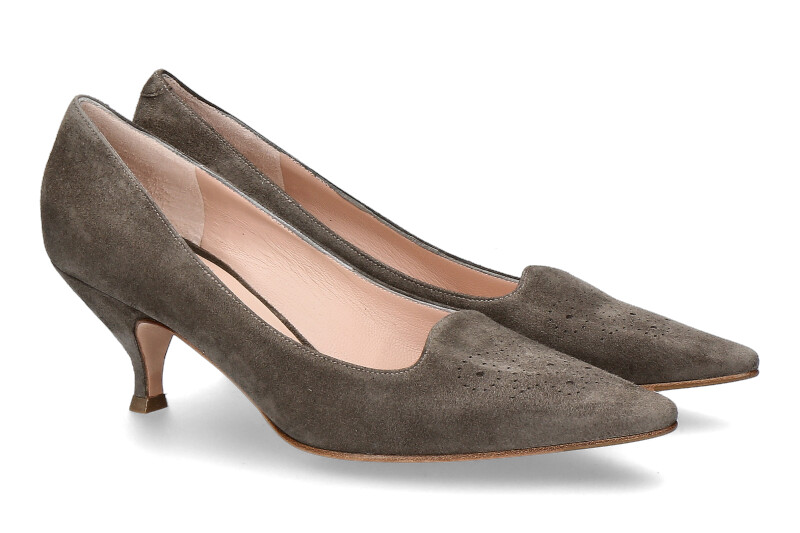 Unützer Pumps CAMOSCIO VELUKID GRIGIO (37 )