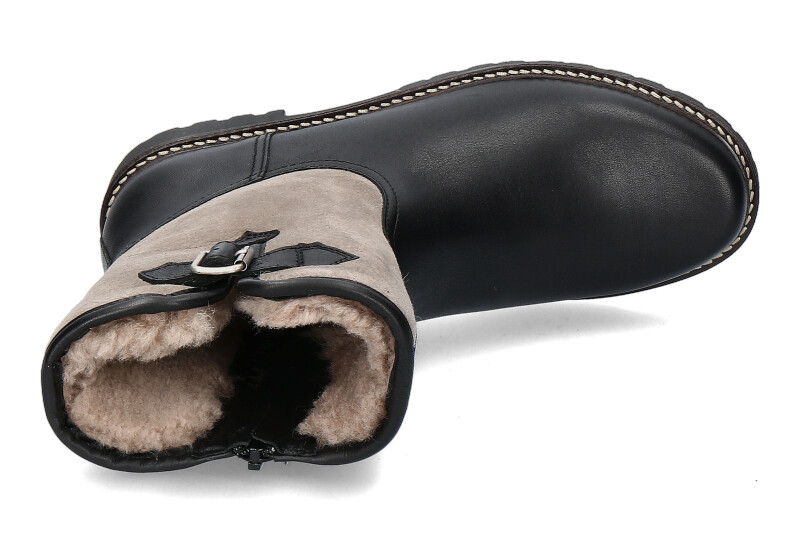 Dirndl + Bua Stiefelette gefüttert PANIOLO VELOUR SCHWARZ KHAKI (39) Dirndl + Bua Stiefelette gefüttert PANIOLO VELOUR SCHWARZ KHAKI (39)