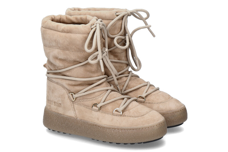 Moon Boot Snowboots TRACK SUEDE BEIGE