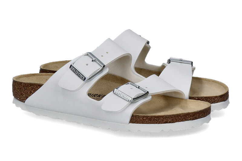 Birkenstock Pantolette ARIZONA SCHMAL BIRKO-FLOR WEIß (39) Birkenstock Pantolette ARIZONA SCHMAL BIRKO-FLOR WEIß (39)