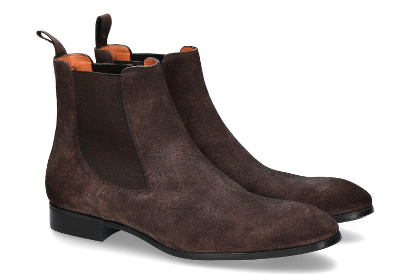 Santoni Chelsea Boot CAMOSCIO MORO (41)