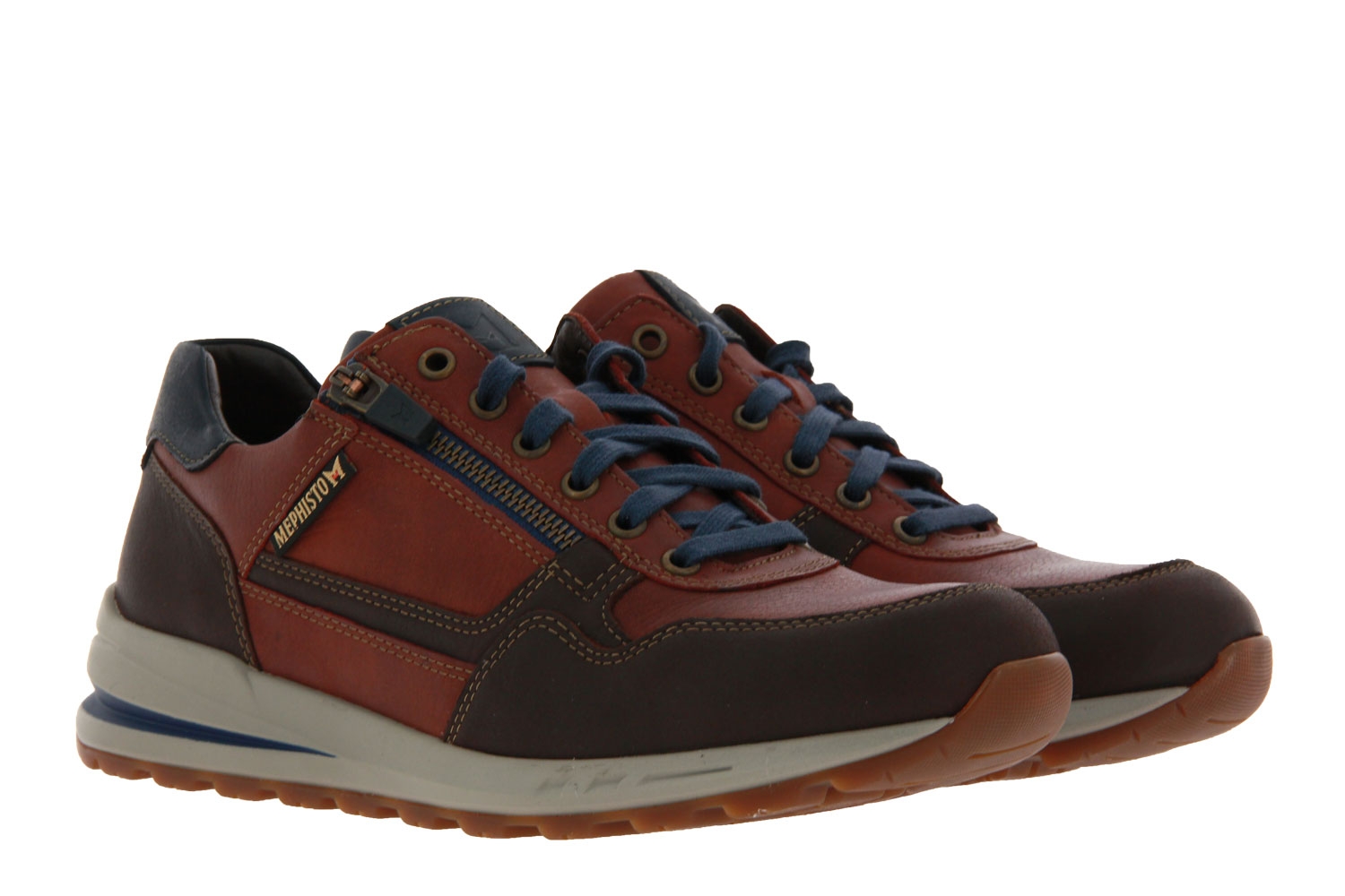 Mephisto Sneaker BRADLEY VELOURSPORT DARK BROWN (40½)