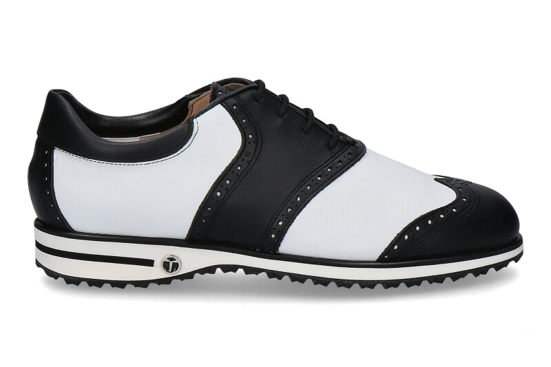 Tee Golf Shoes Damen- Golfschuh SUSY VITELLO NERO BIANCO WATERPROOF