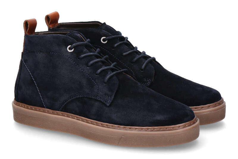 Marc O' Polo Schnürschuh VELOUR NAVY 