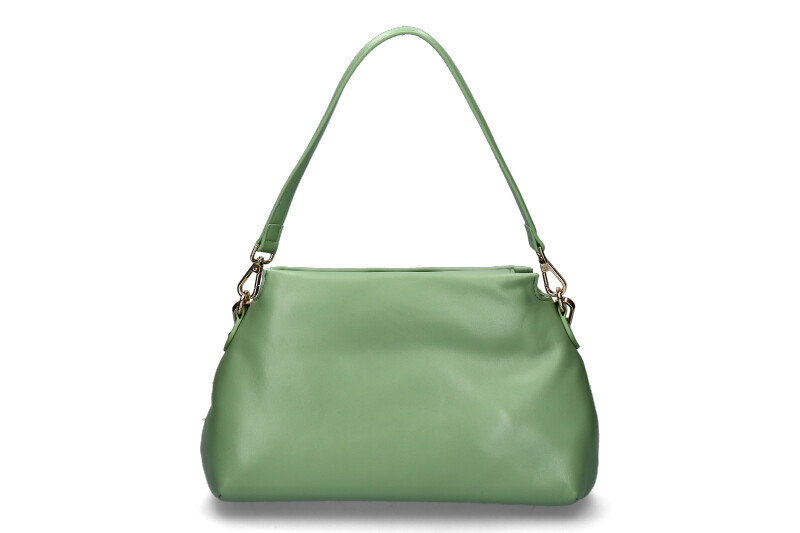 La Carrie Schultertasche THE EYE SQUARE MEDIUM LEATHER SAGE