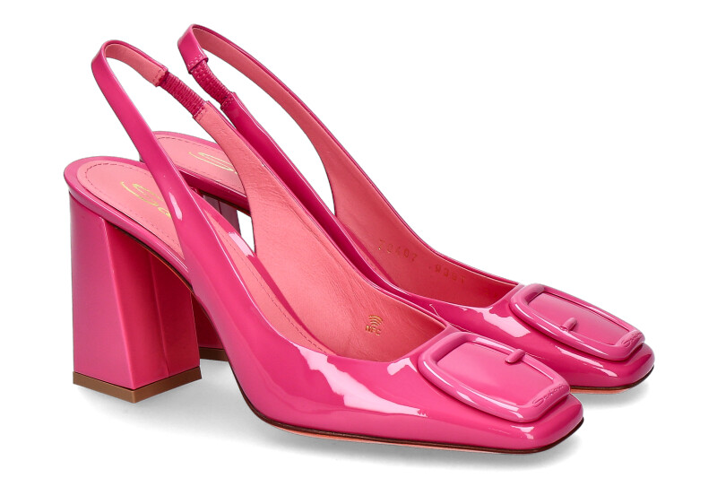 Santoni Pumps WOMAN SOFT LACK PINK 