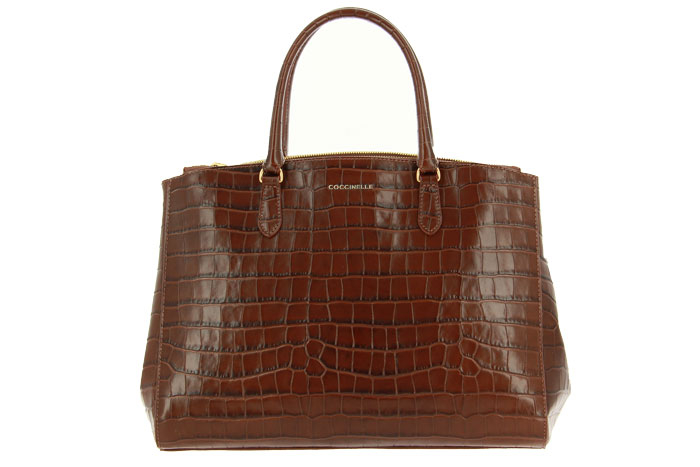 Coccinelle Tasche SORTIE KROKO BROWN