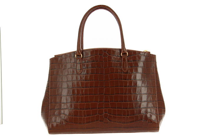 Coccinelle Tasche SORTIE KROKO BROWN