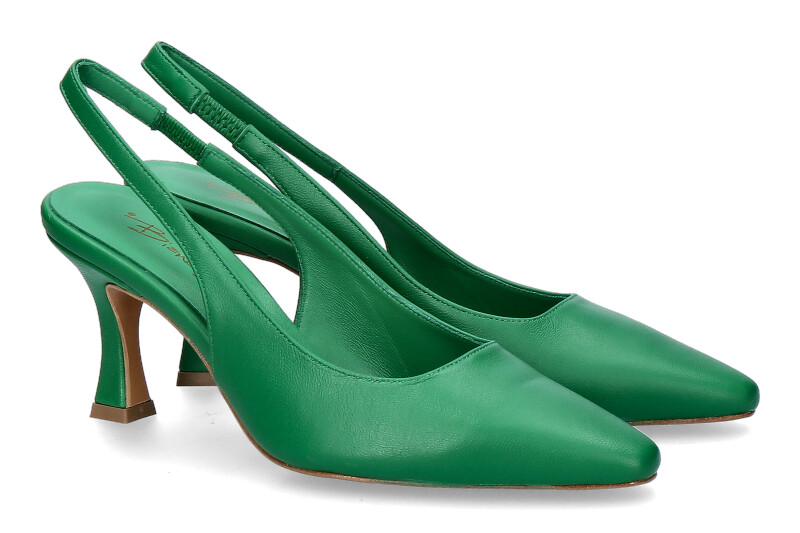 Bianca Di Slingpumps NAPPA GREEN CUOIO 