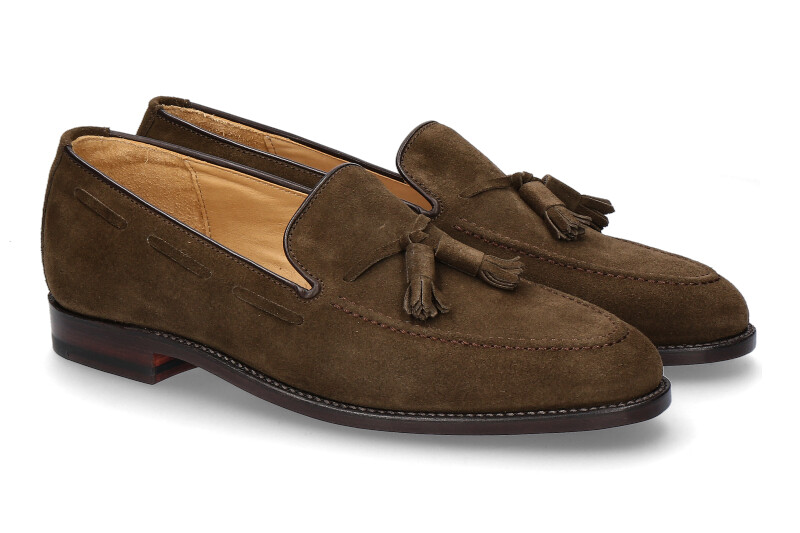 Ludwig Reiter Loafer TASSEL VELOURSLEDER JAGDGRÜN (44)