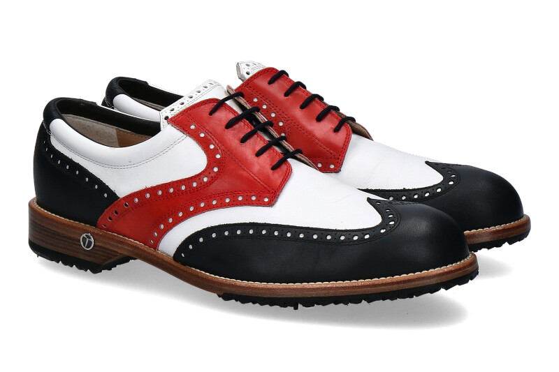 Tee Golf Shoes Golfschuh TOMMY VARIO BLU BIANCO ROSSO (42½) Tee Golf Shoes Golfschuh TOMMY VARIO BLU BIANCO ROSSO (42½)